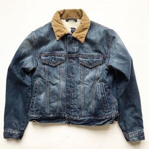Gap kids Sherpa lined denim jacket VGUC XL(12-13Y)